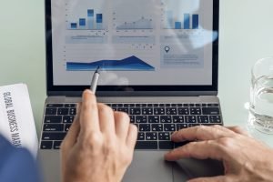 Business Brainstorming Graph Chart Report Data Concept
