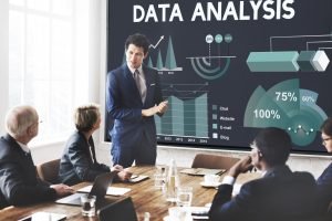 Data Analysis Marketing Business Report Concept